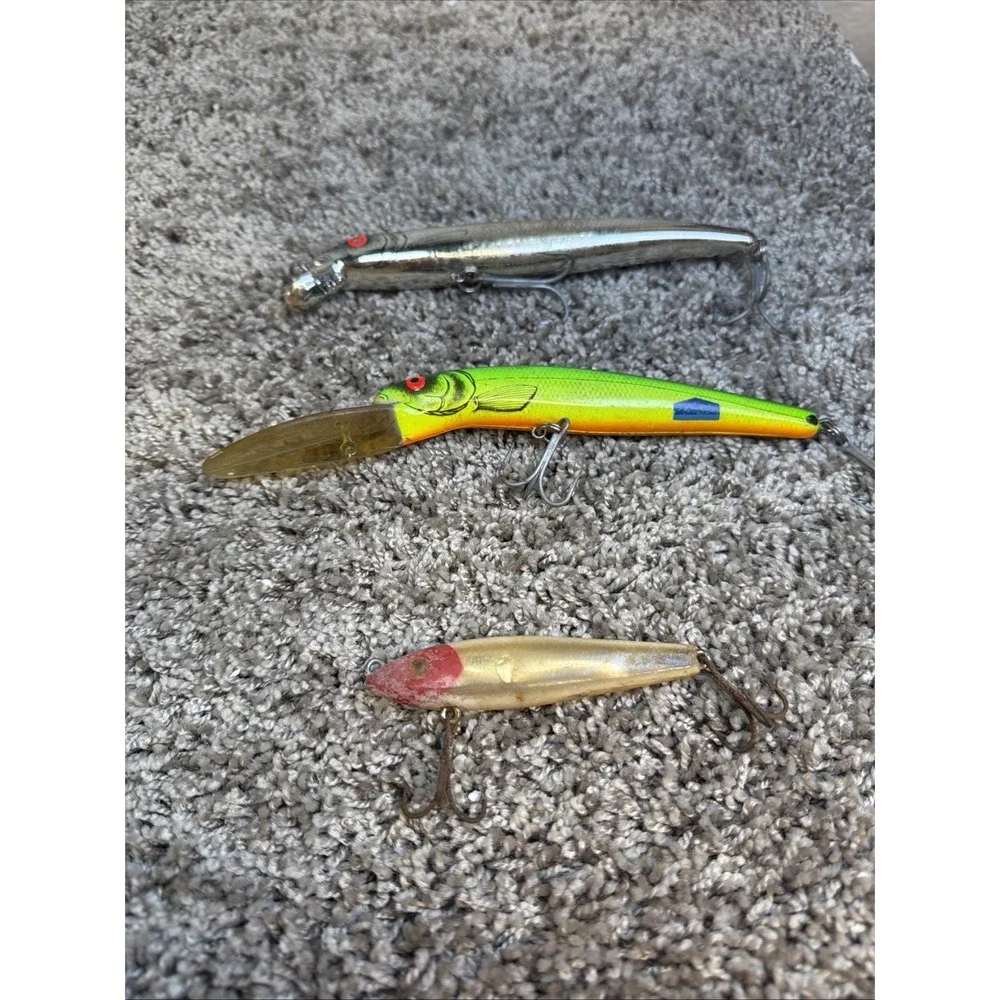 Vintage Fishing Lures Lot Of 3